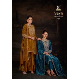 SAYLI VELVET RK GOLD (Winter Collection)