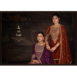 SAYLI VELVET RK GOLD (Winter Collection)