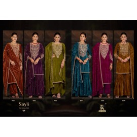 SAYLI VELVET RK GOLD (Winter Collection)