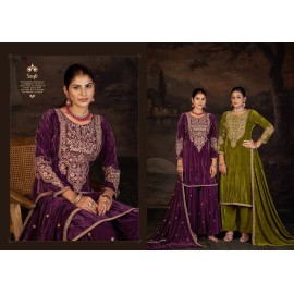SAYLI VELVET RK GOLD (Winter Collection)