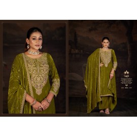 SAYLI VELVET RK GOLD (Winter Collection)