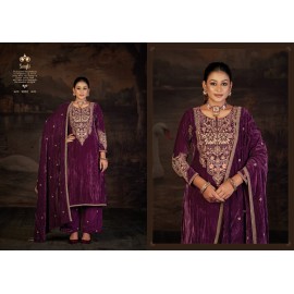 SAYLI VELVET RK GOLD (Winter Collection)