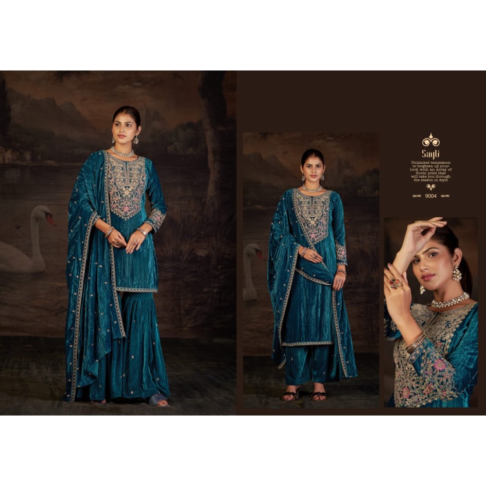 SAYLI VELVET RK GOLD (Winter Collection)