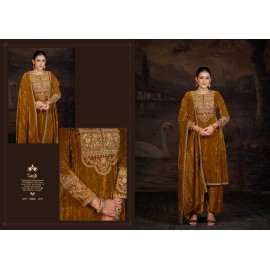 SAYLI VELVET RK GOLD (Winter Collection)