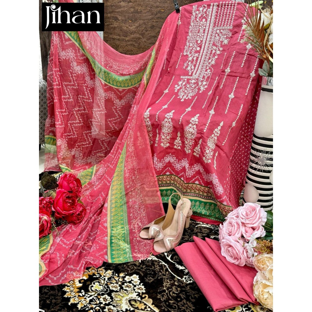 SCARLET LAWN VOL 3 JIHAN (Chiffon Dupatta)