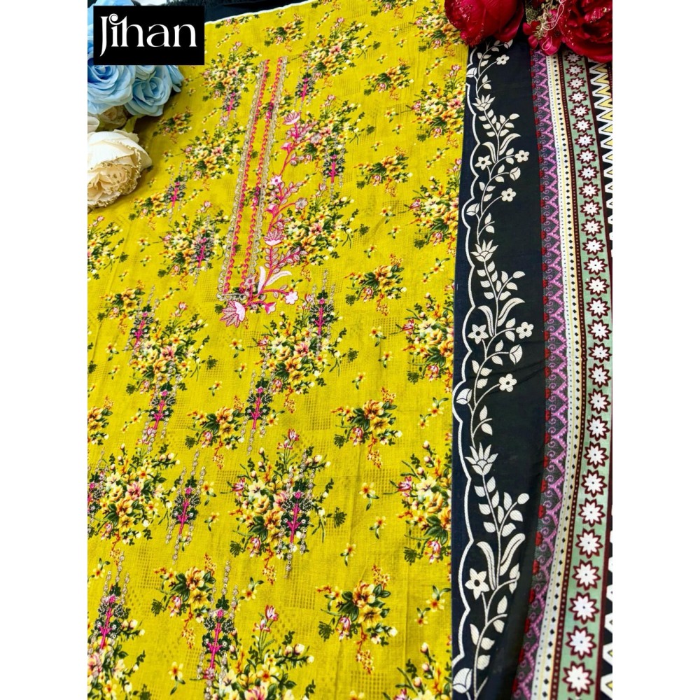 SCARLET LAWN VOL 3 JIHAN (Chiffon Dupatta)