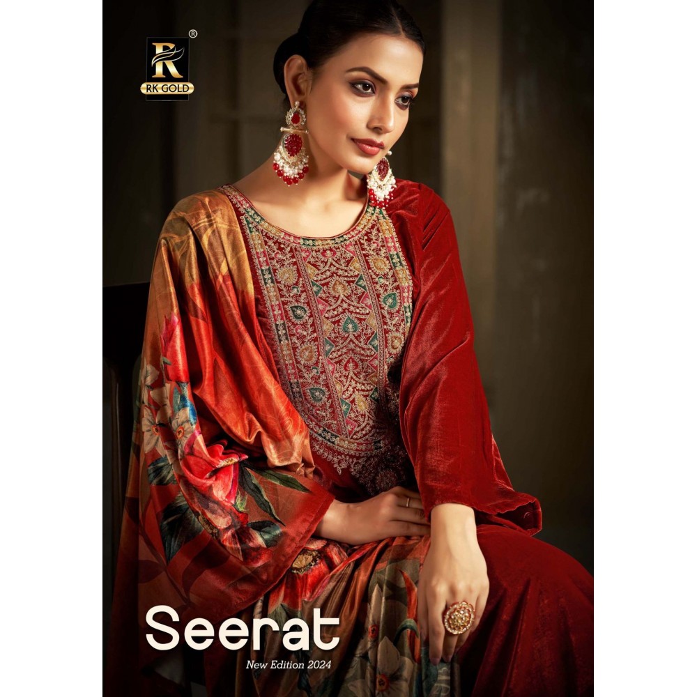 SEERAT VALVET RK GOLD (Winter Collection)