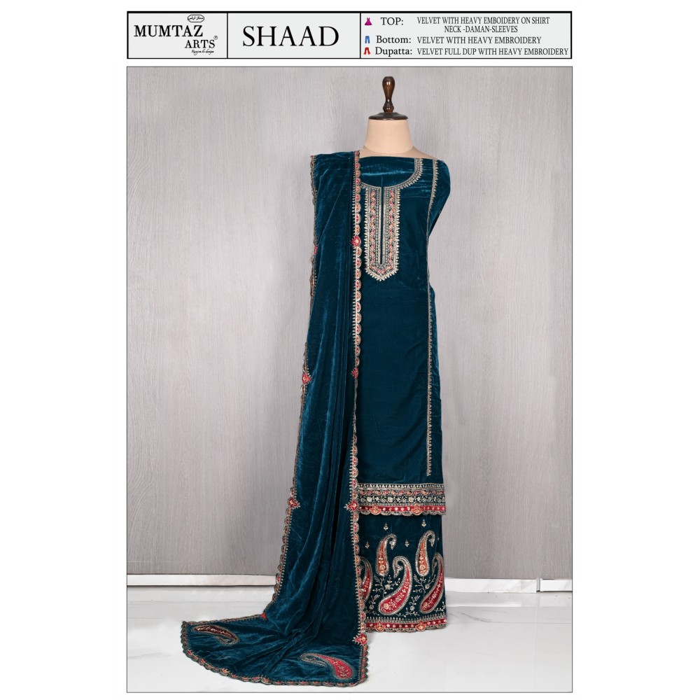 SHAAD VELVET MUMTAZ ARTS (Winter Collection)