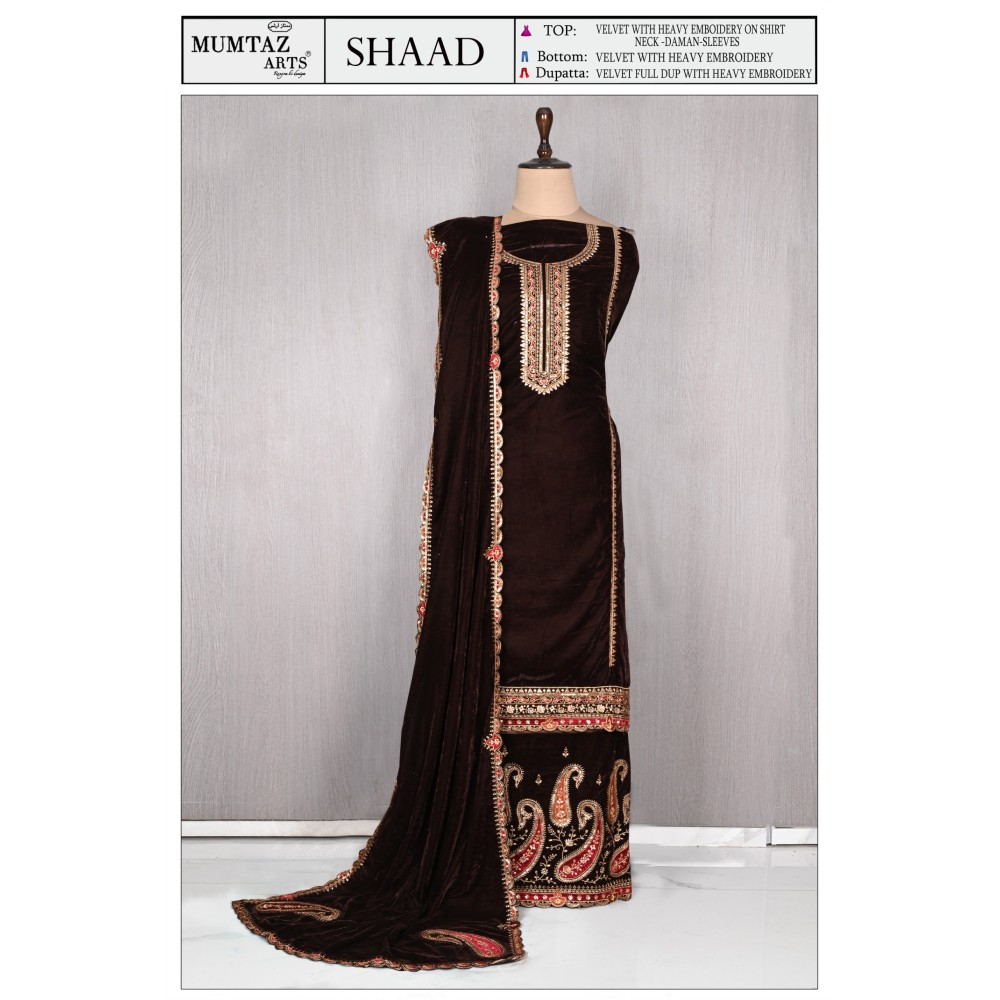 SHAAD VELVET MUMTAZ ARTS (Winter Collection)