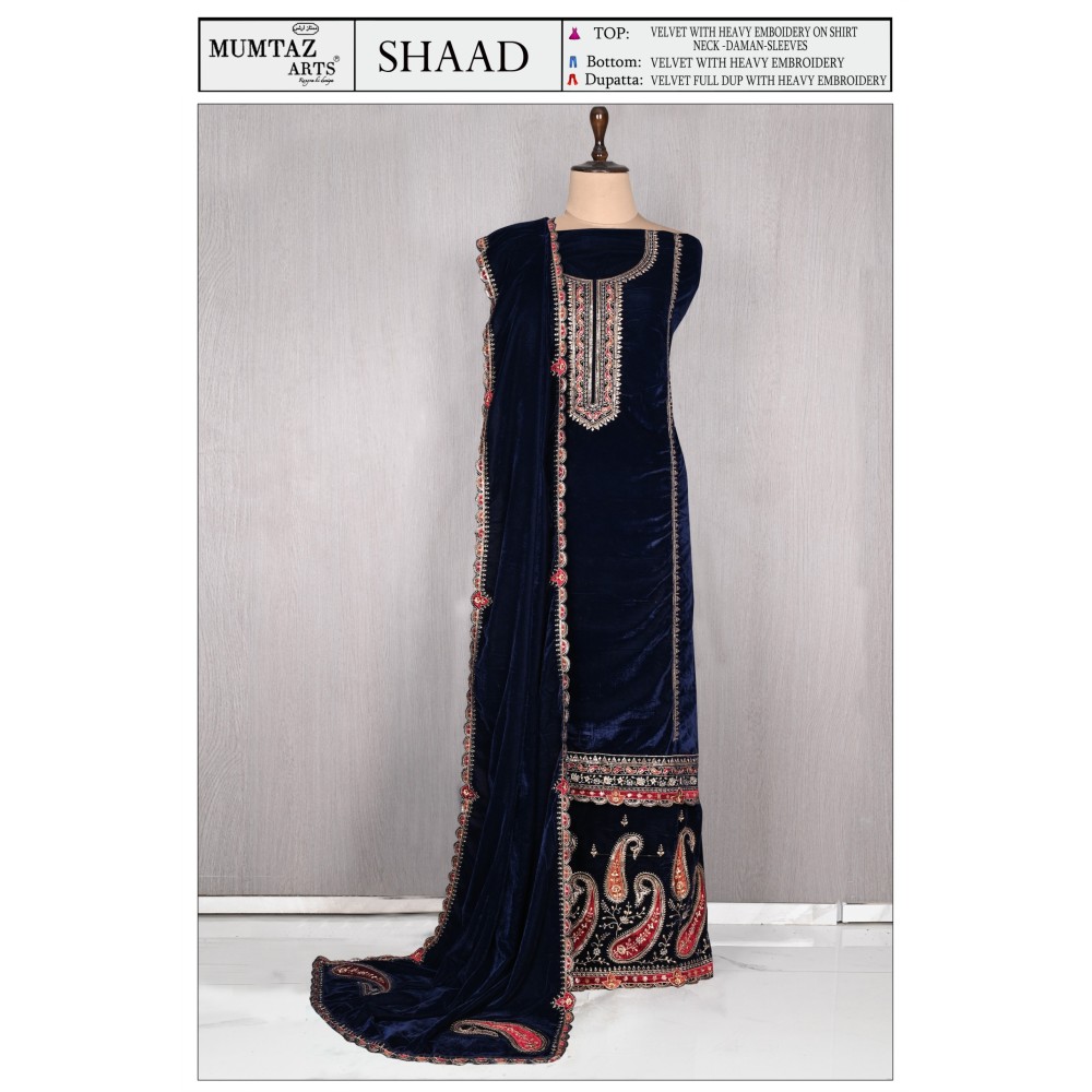 SHAAD VELVET MUMTAZ ARTS (Winter Collection)