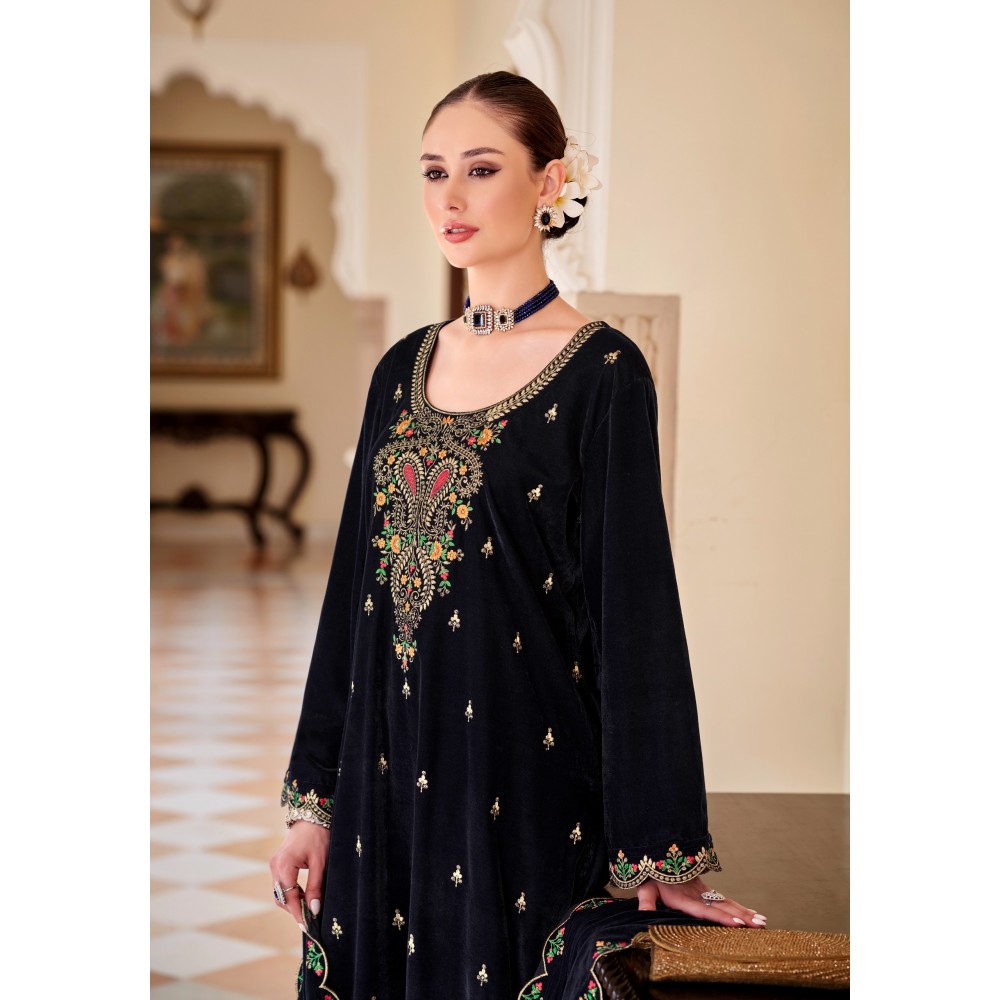 SHABNAM VELVET ALOK SUITS (Winter Collection)