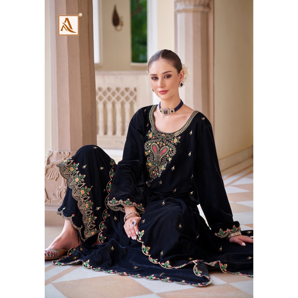 SHABNAM VELVET ALOK SUITS (Winter Collection)