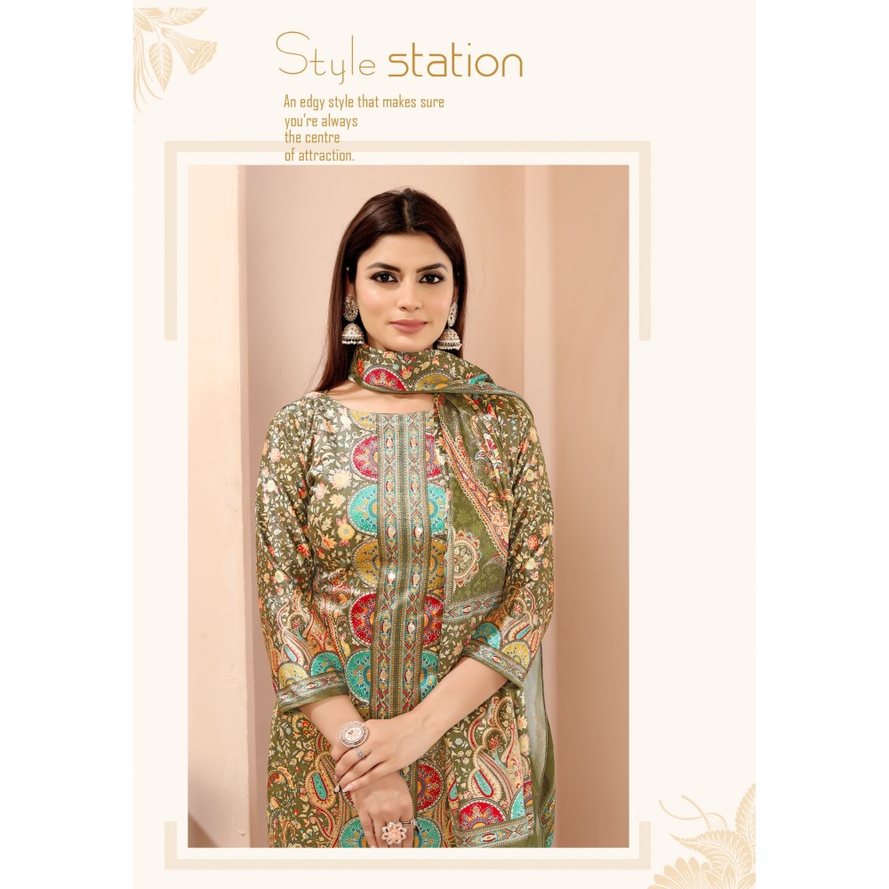 SHADE OF VELVET 1 ALOK (winter Collection)