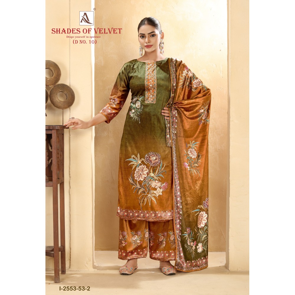 SHADE OF VELVET 10 ALOK (winter Collection)