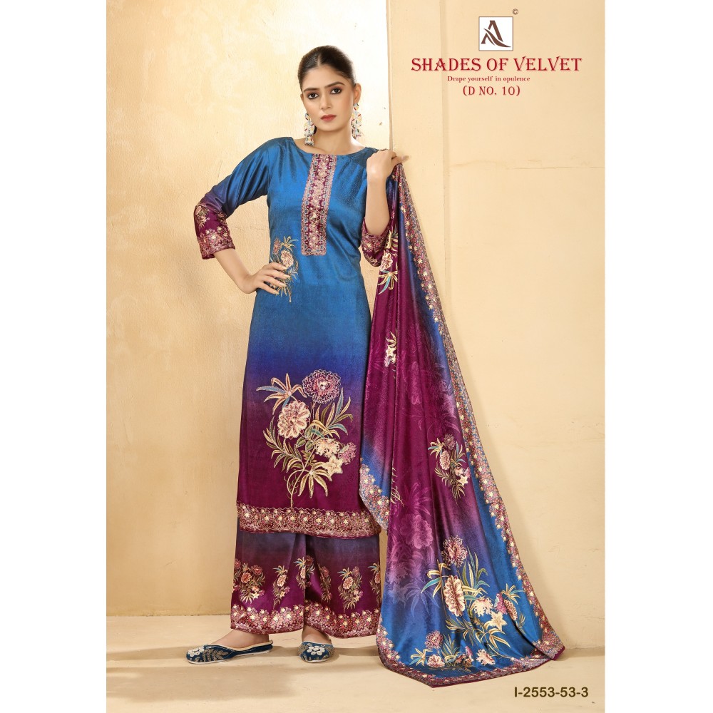 SHADE OF VELVET 10 ALOK (winter Collection)