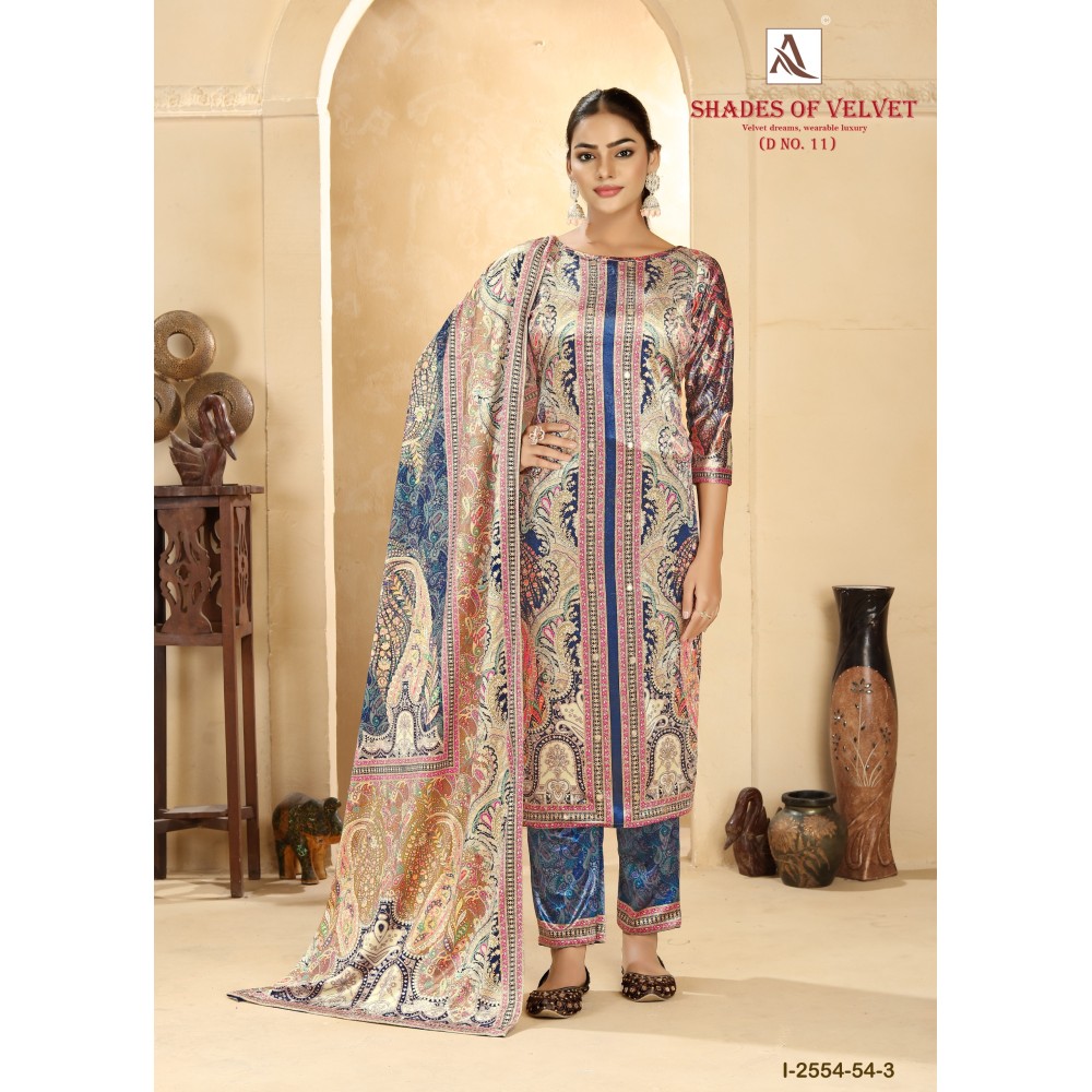 SHADE OF VELVET 11 ALOK (winter Collection)