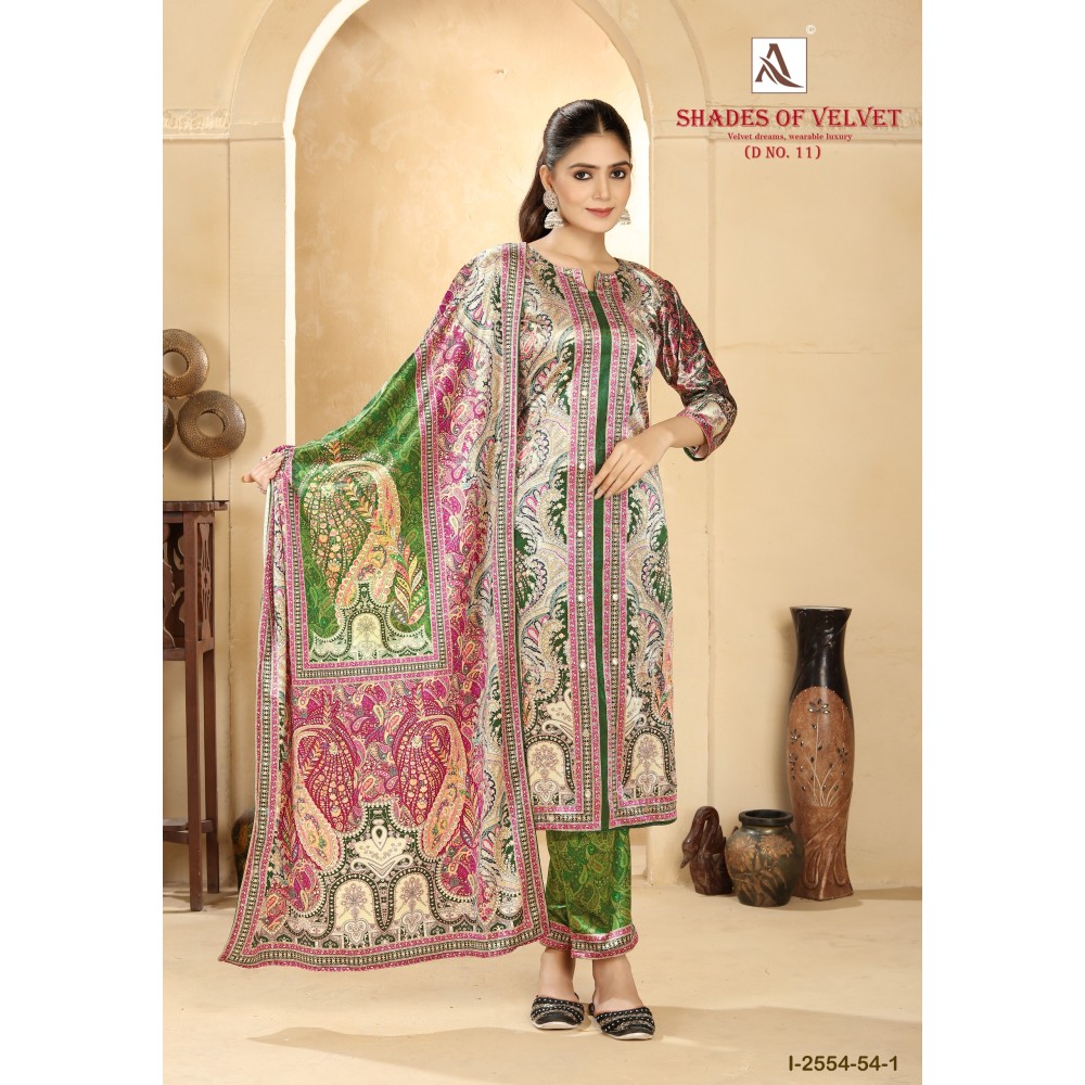 SHADE OF VELVET 11 ALOK (winter Collection)
