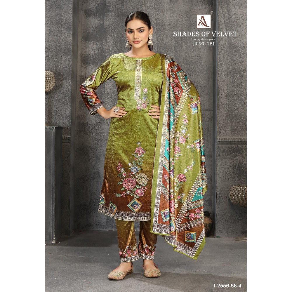 SHADE OF VELVET 12 ALOK (winter Collection)