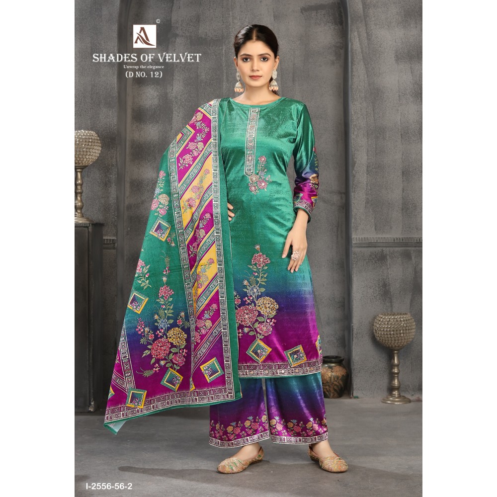 SHADE OF VELVET 12 ALOK (winter Collection)