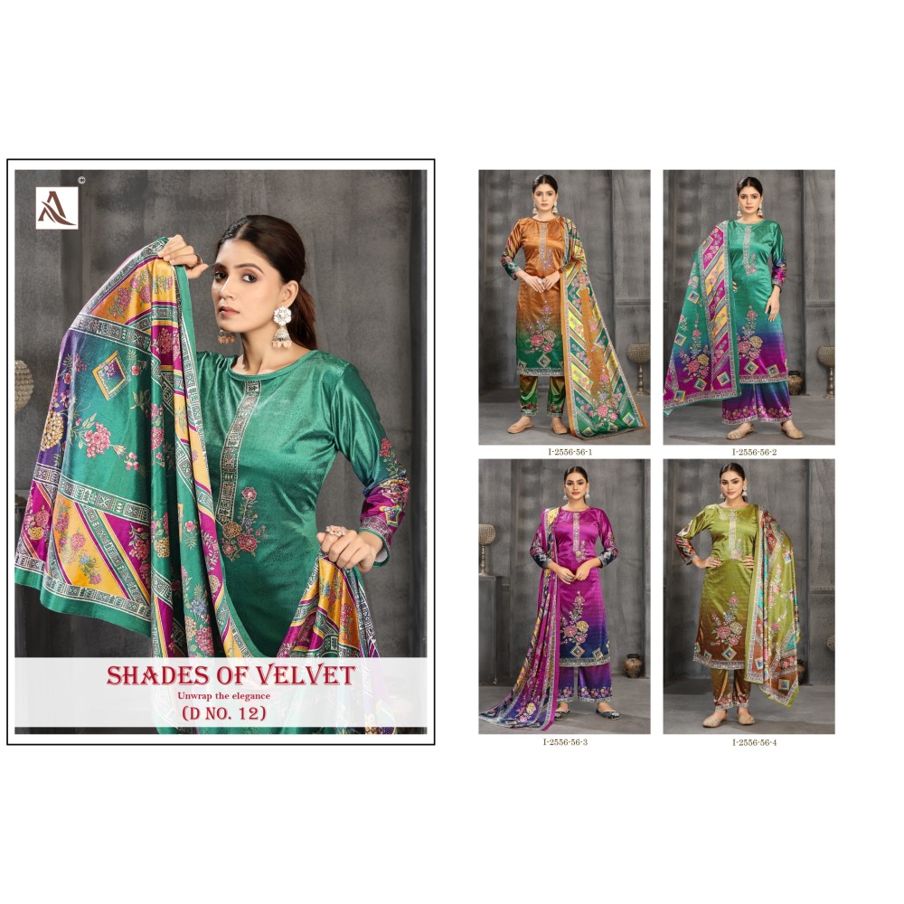 SHADE OF VELVET 12 ALOK (winter Collection)