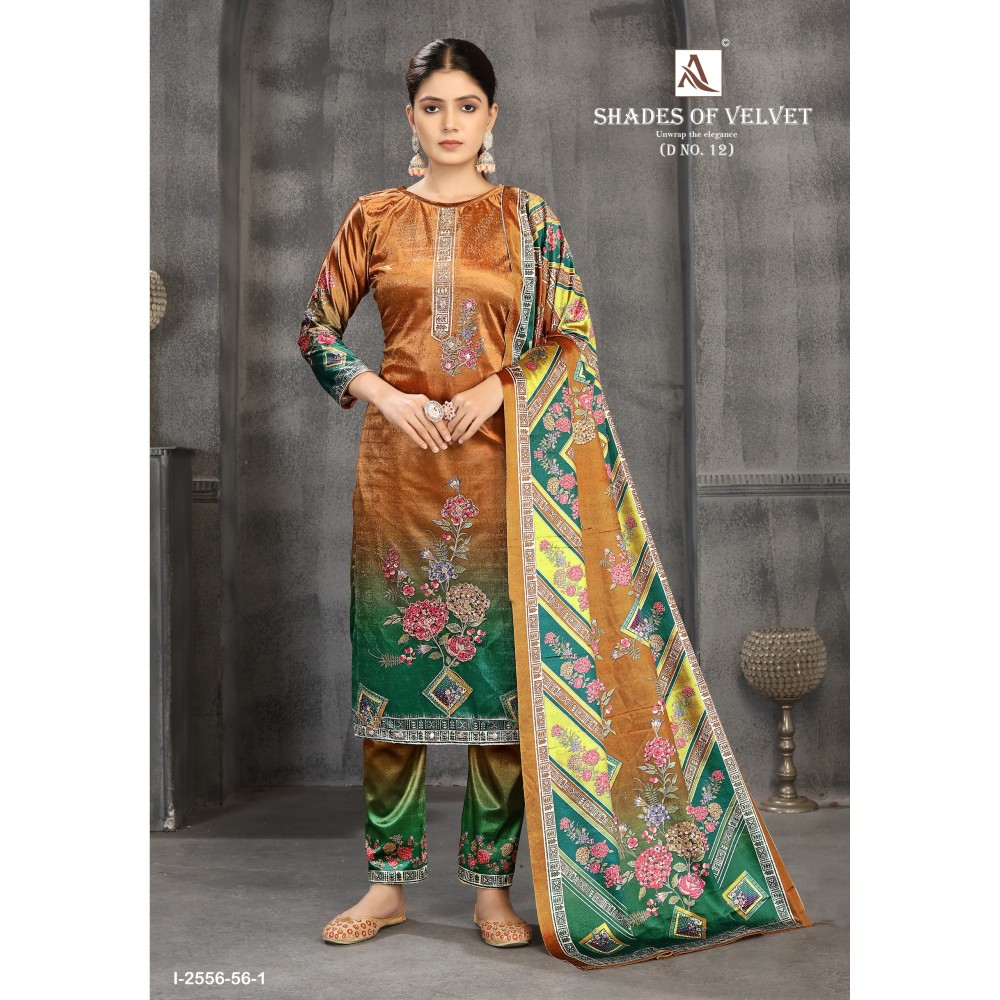 SHADE OF VELVET 12 ALOK (winter Collection)