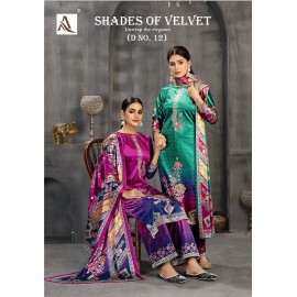SHADE OF VELVET 12 ALOK (winter Collection)