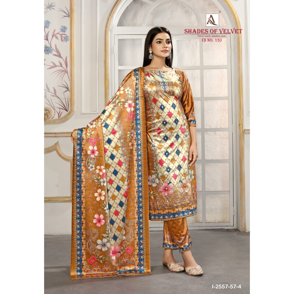 SHADE OF VELVET 13 ALOK (winter Collection)