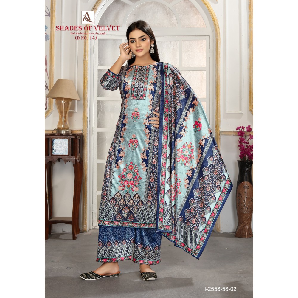 SHADE OF VELVET 14 ALOK (winter Collection)