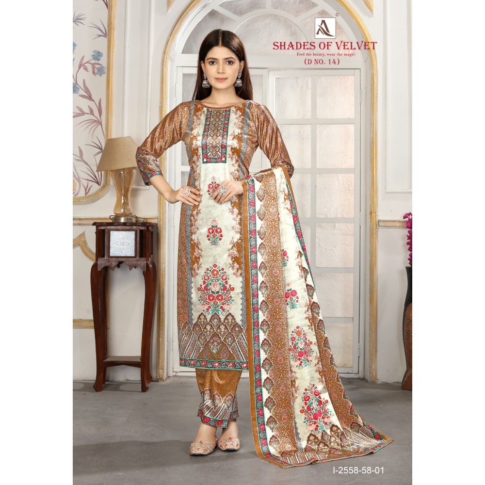 SHADE OF VELVET 14 ALOK (winter Collection)
