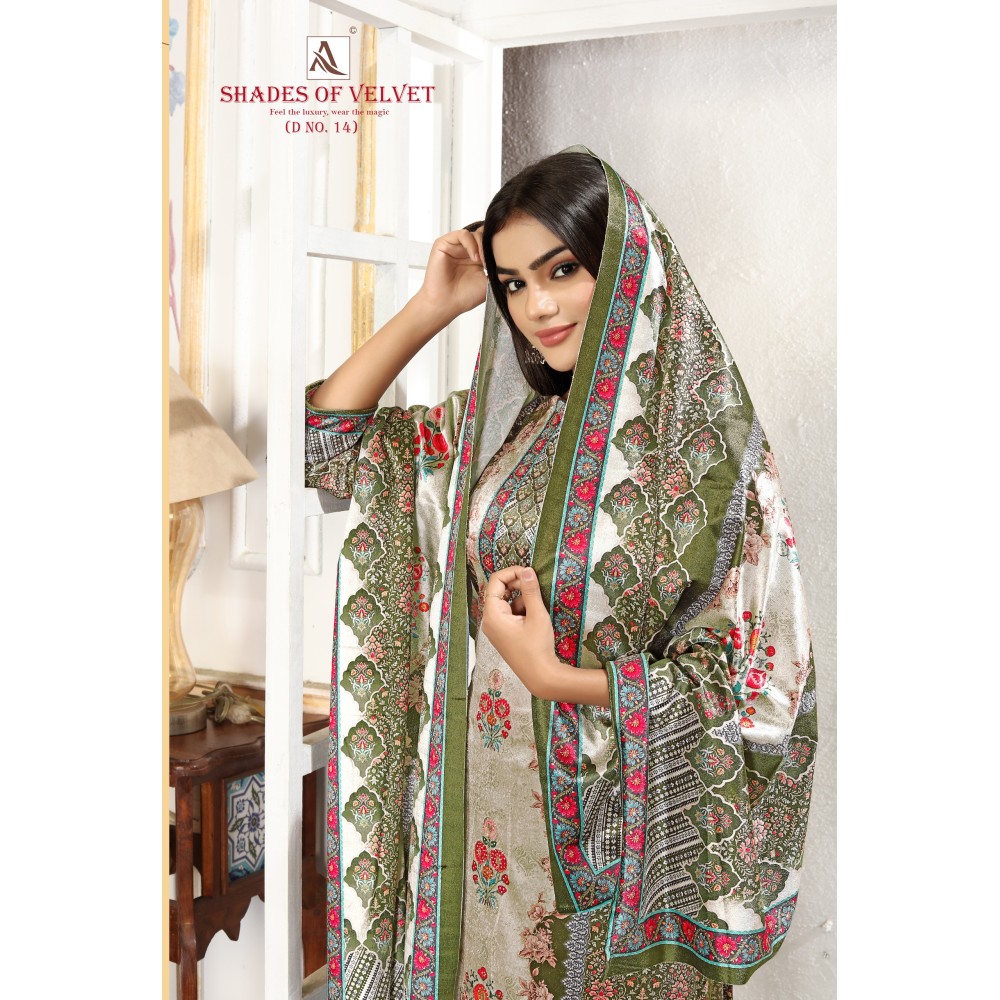 SHADE OF VELVET 14 ALOK (winter Collection)