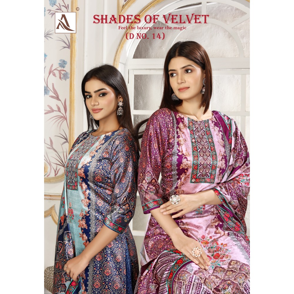 SHADE OF VELVET 14 ALOK (winter Collection)