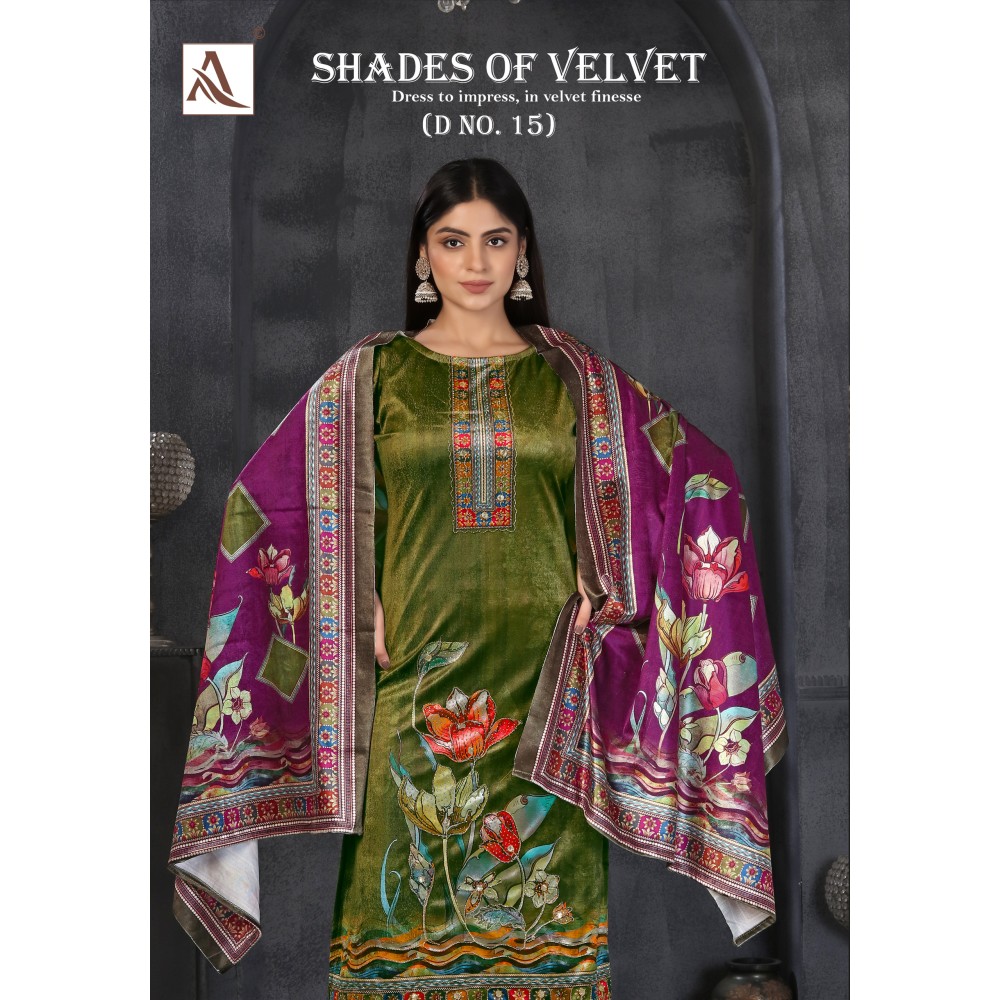 SHADE OF VELVET 15 ALOK (winter Collection)