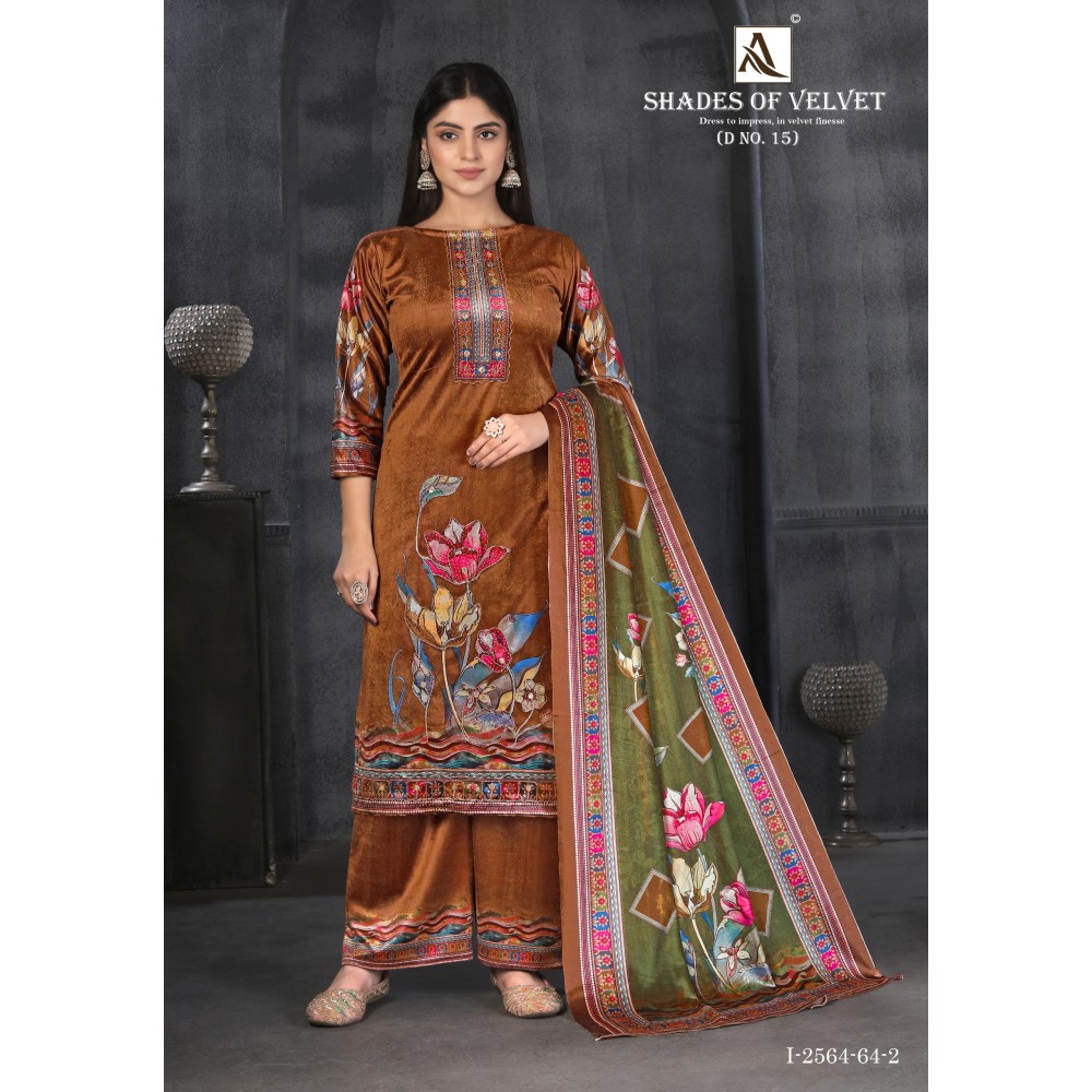SHADE OF VELVET 15 ALOK (winter Collection)