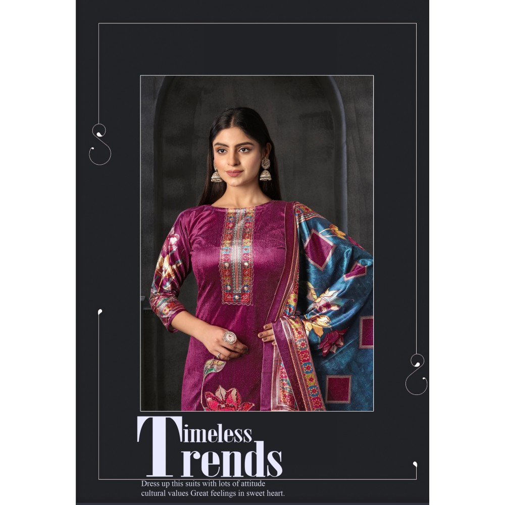 SHADE OF VELVET 15 ALOK (winter Collection)