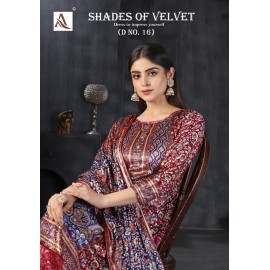 SHADE OF VELVET 16 ALOK (winter Collection)