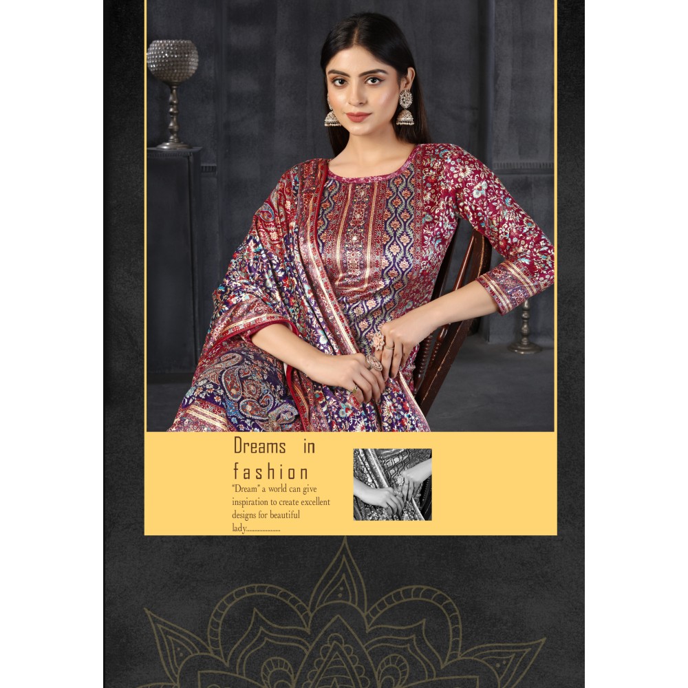 SHADE OF VELVET 16 ALOK (winter Collection)
