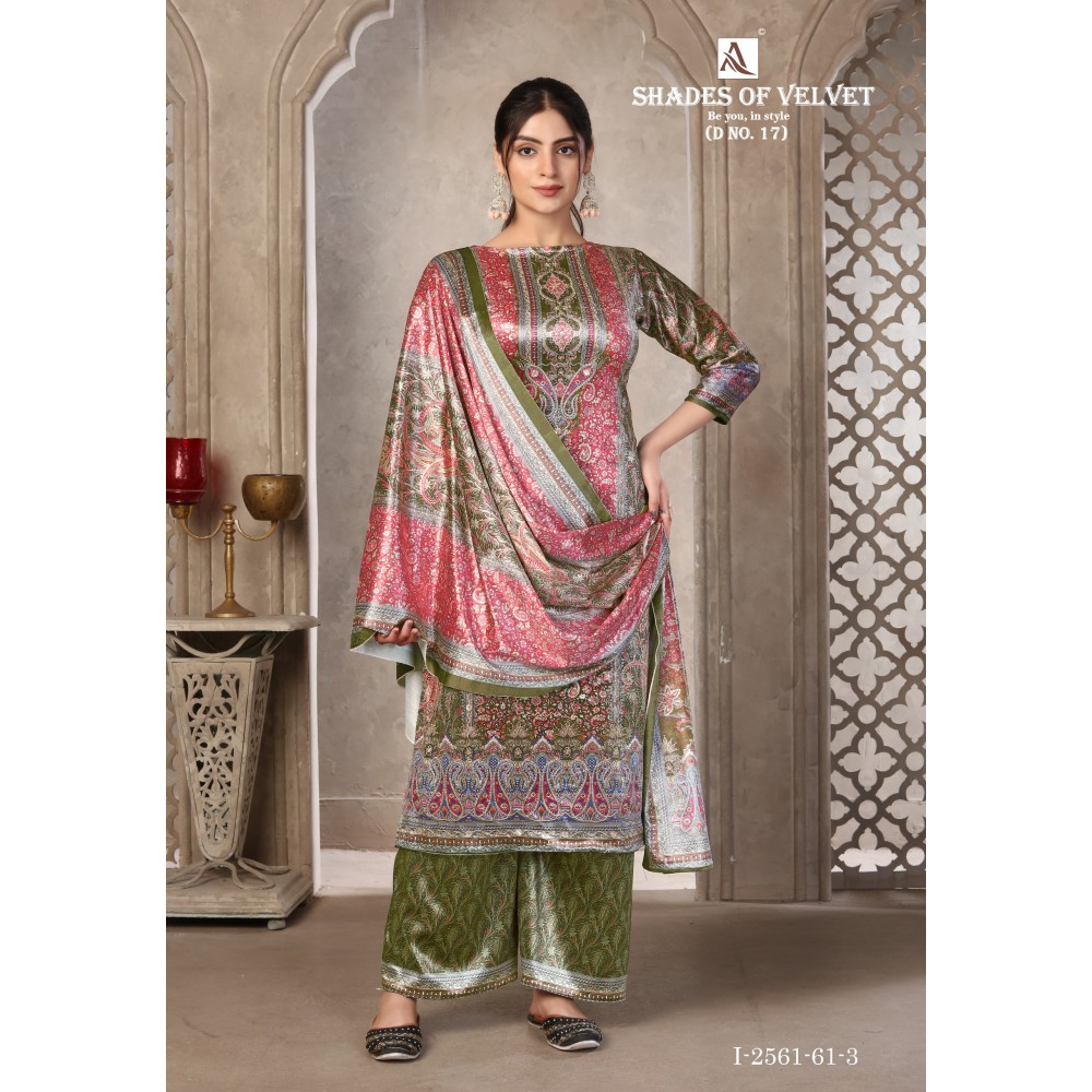 SHADE OF VELVET 17 ALOK (winter Collection)
