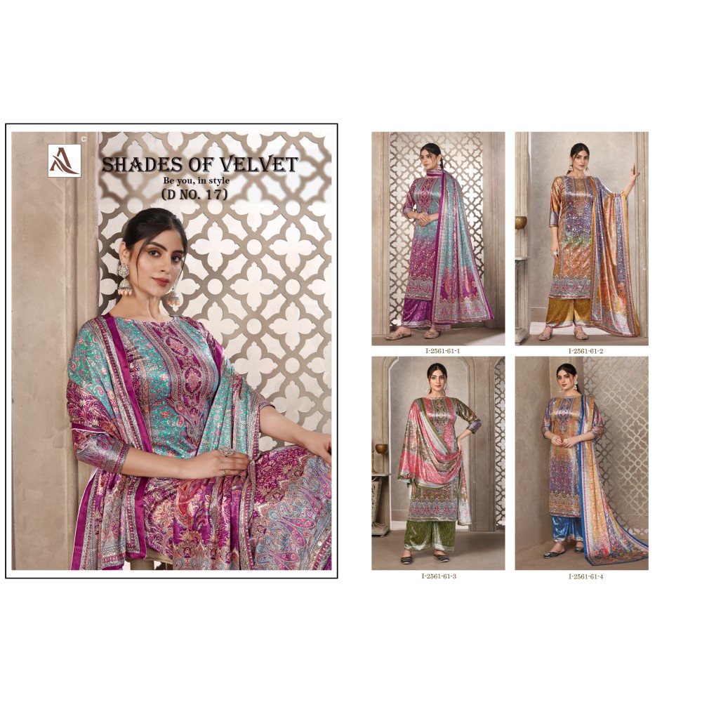 SHADE OF VELVET 17 ALOK (winter Collection)