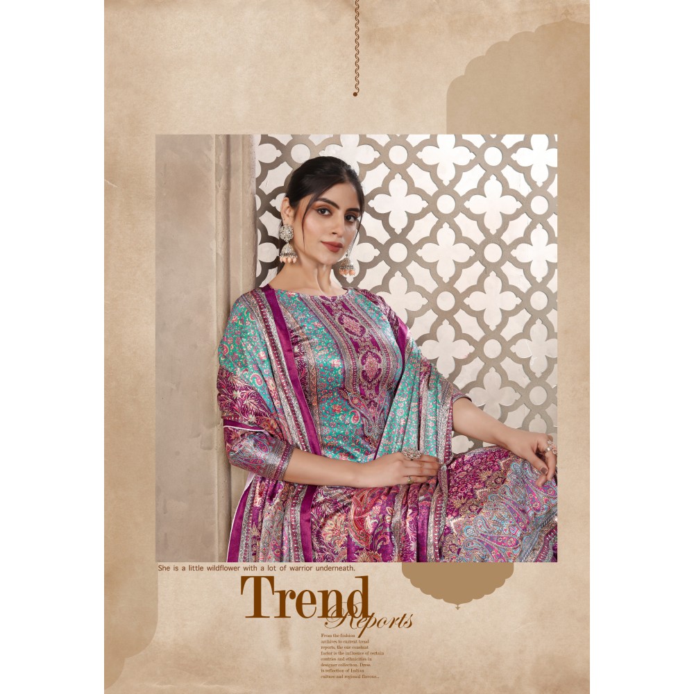 SHADE OF VELVET 17 ALOK (winter Collection)