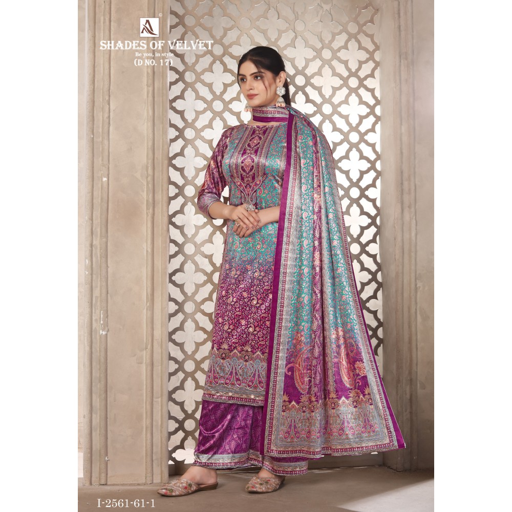 SHADE OF VELVET 17 ALOK (winter Collection)