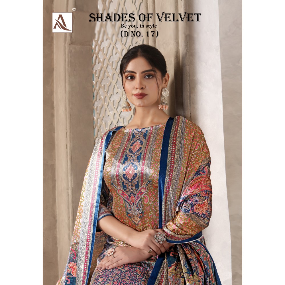 SHADE OF VELVET 17 ALOK (winter Collection)