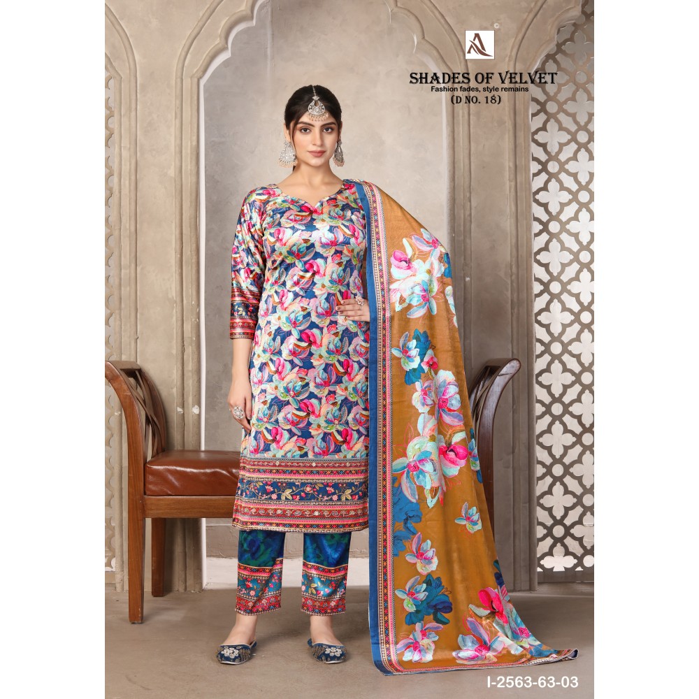 SHADE OF VELVET 18 ALOK (winter Collection)
