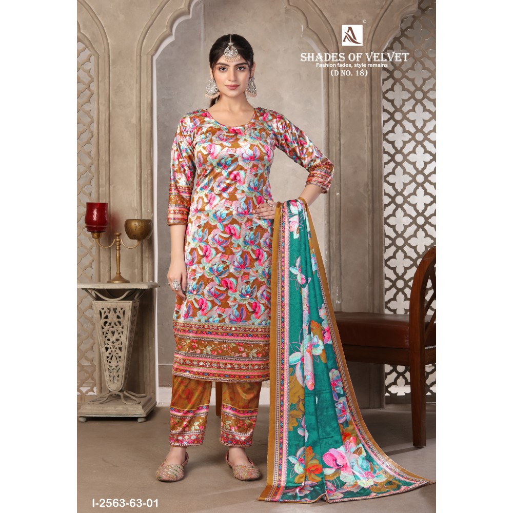 SHADE OF VELVET 18 ALOK (winter Collection)