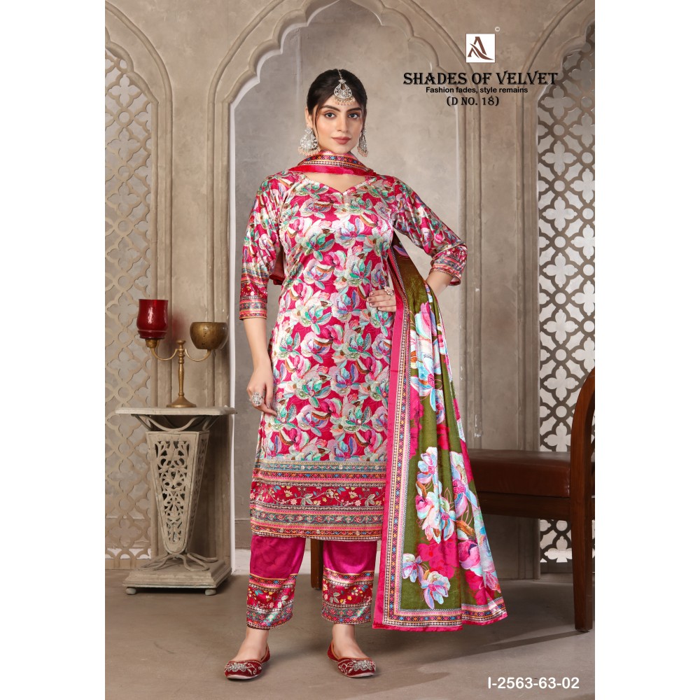 SHADE OF VELVET 18 ALOK (winter Collection)