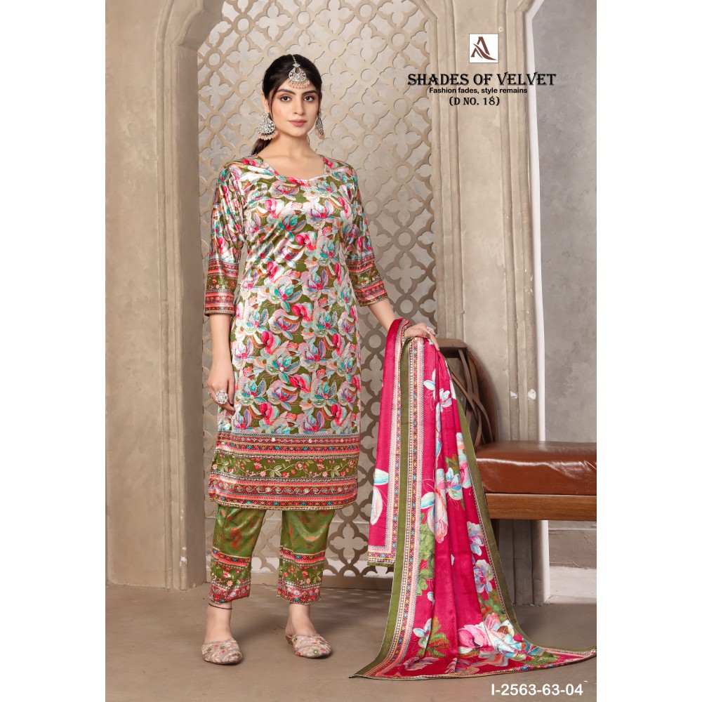 SHADE OF VELVET 18 ALOK (winter Collection)