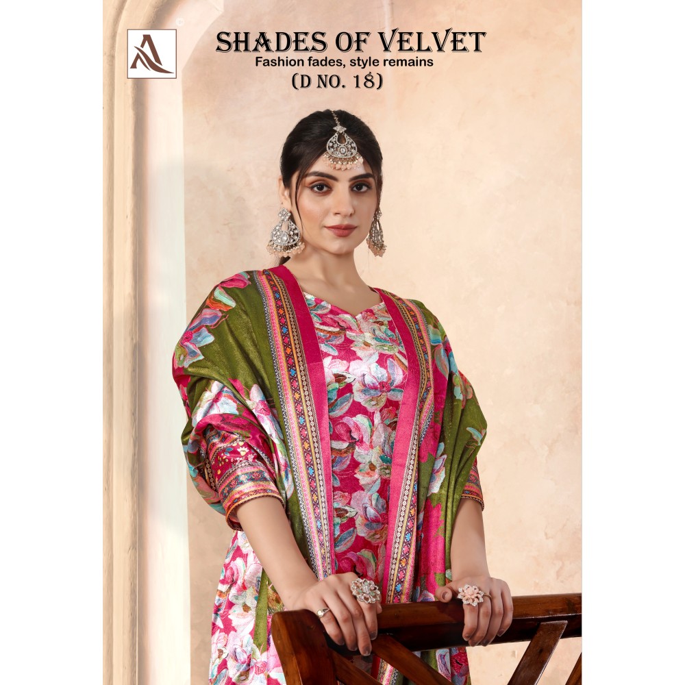SHADE OF VELVET 18 ALOK (winter Collection)
