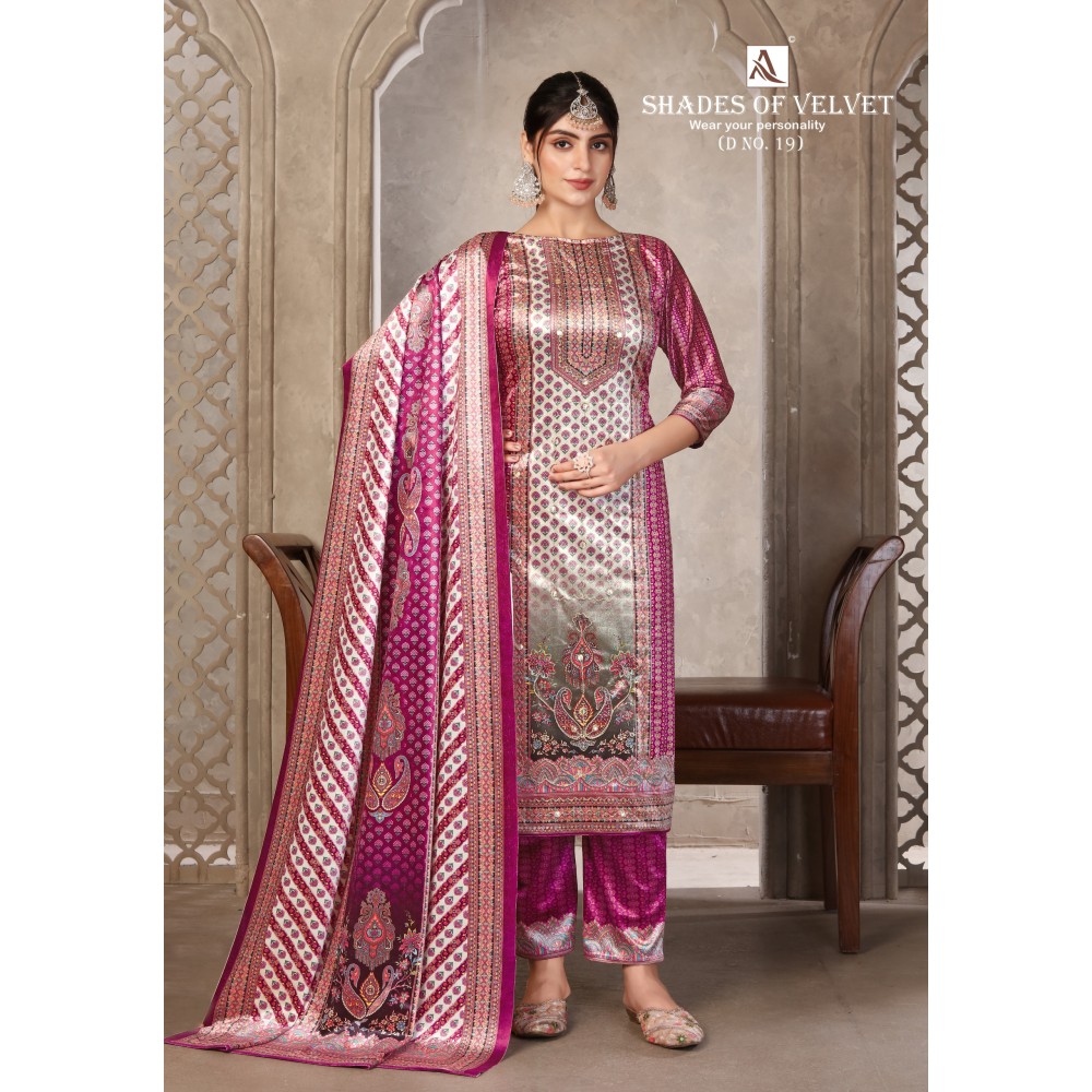 SHADE OF VELVET 19 ALOK (winter Collection)