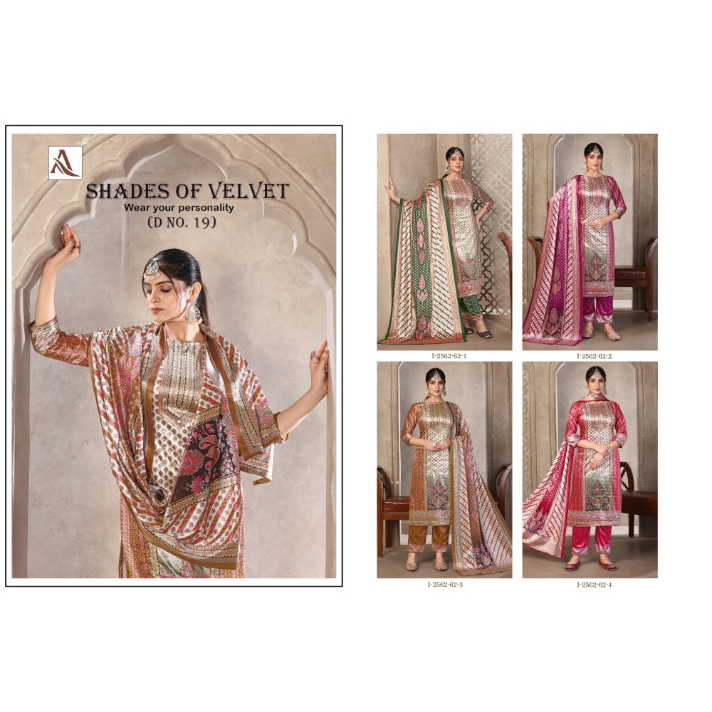 SHADE OF VELVET 19 ALOK (winter Collection)