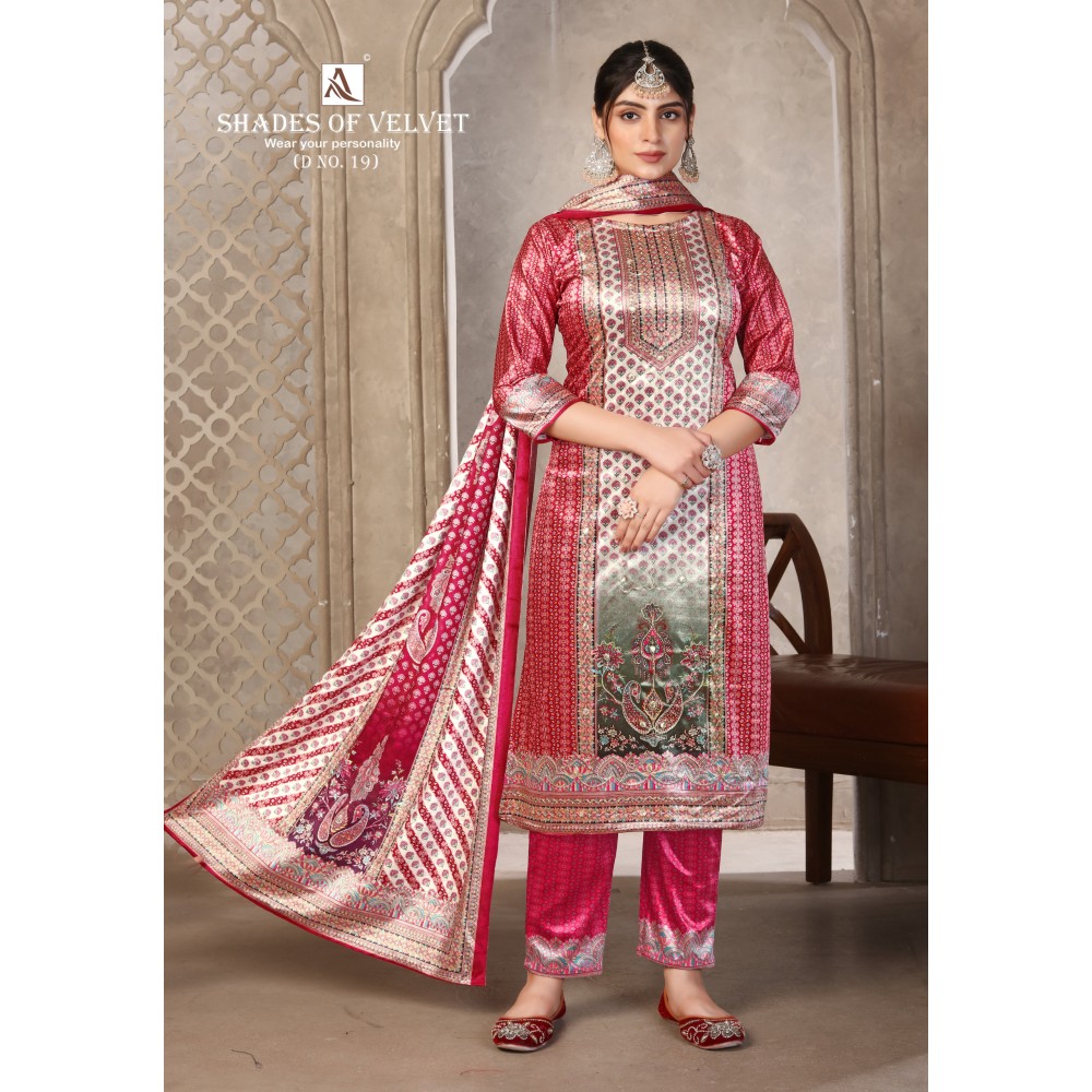 SHADE OF VELVET 19 ALOK (winter Collection)