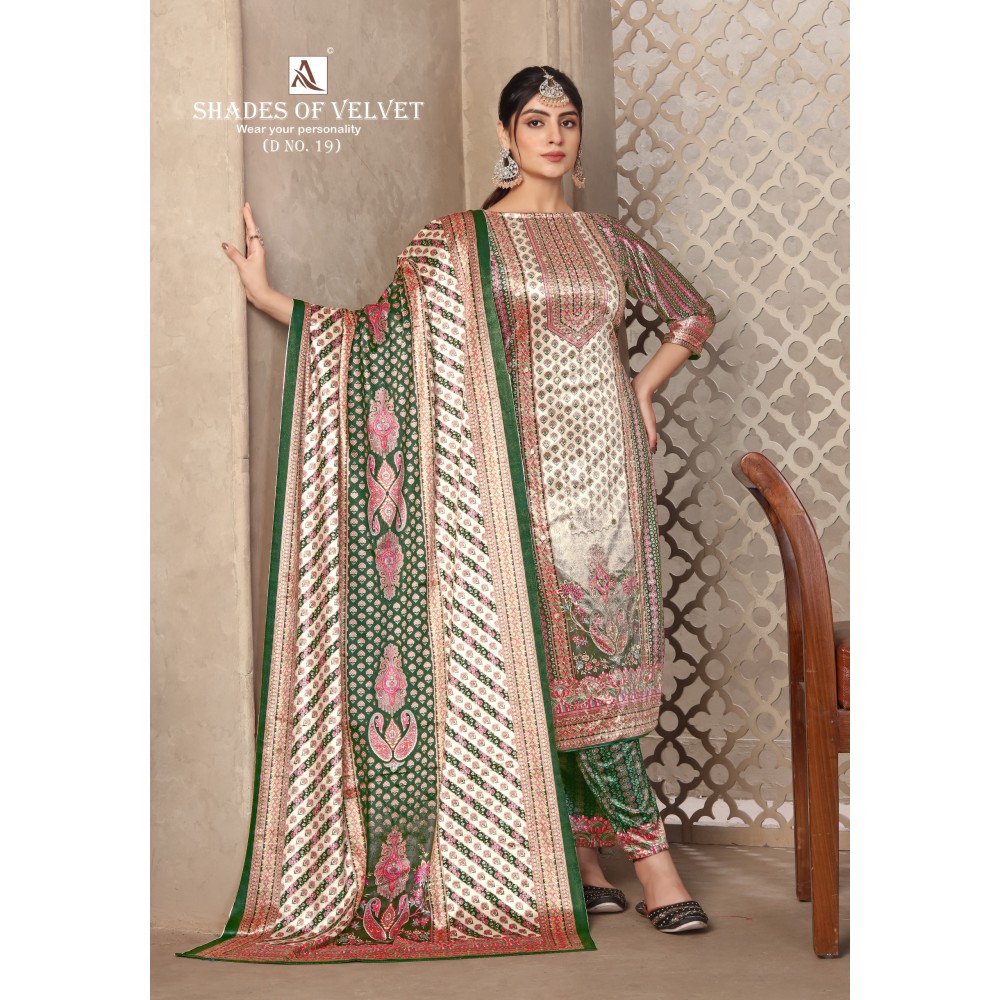 SHADE OF VELVET 19 ALOK (winter Collection)